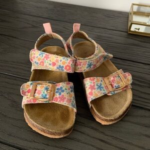 Floral toddler sandals